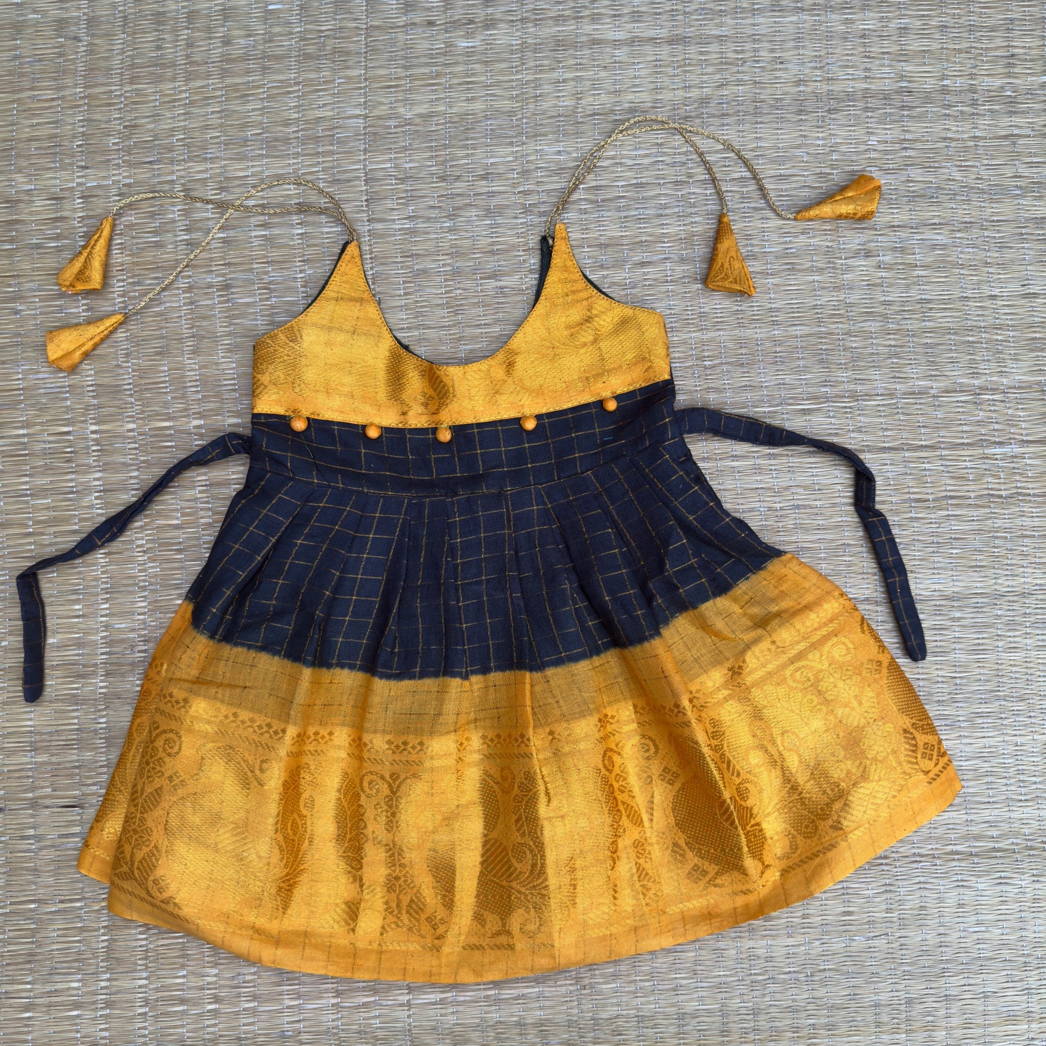 Sungudi cotton frocks for kids