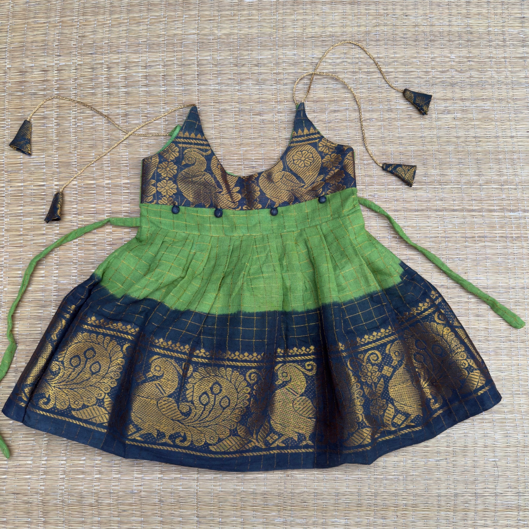Sungudi cotton frocks for kids